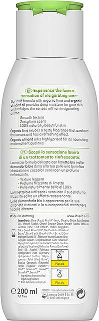 Erfrischende Körperlotion mit Bio-Mandelöl und Bio-Limette - Lavera Lime & Almond Refreshing Body Lotion — Bild N2