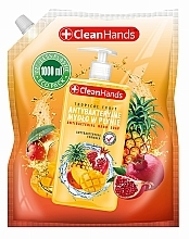 Düfte, Parfümerie und Kosmetik Antibakterielle flüssige Handseife Tropische Früchte - Clean Hands Antibacterial Hand Soap (refill)