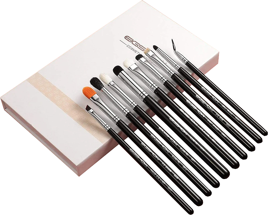 Make-up Pinsel-Set 10 St. - Eigshow Eye Brush Kit Bright Silver — Bild N1