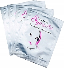 Augengel-Patches silber - Lewer Lint Free Under Eye Gel Patches For Eyelash Extensons — Bild N1