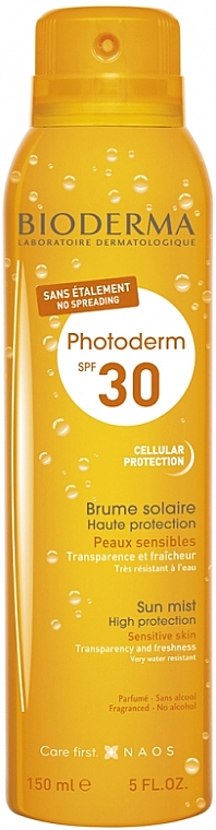 Sonnenschutzspray für Körper und Gesicht SPF 30 - Bioderma Photoderm Sun Mist SPF 30 — Bild N1