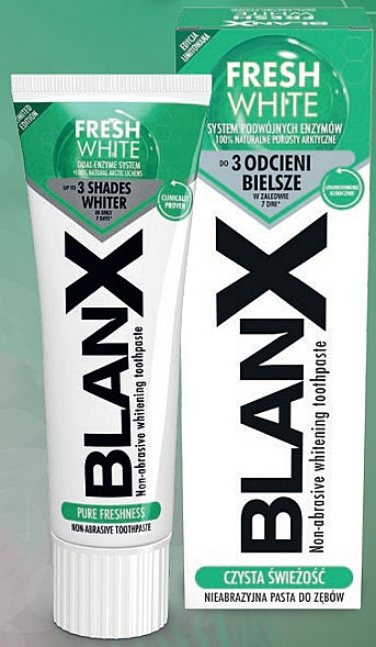 Aufhellende Zahnpasta - Blanx Fresh White Toothpaste Limited Edition — Bild N2