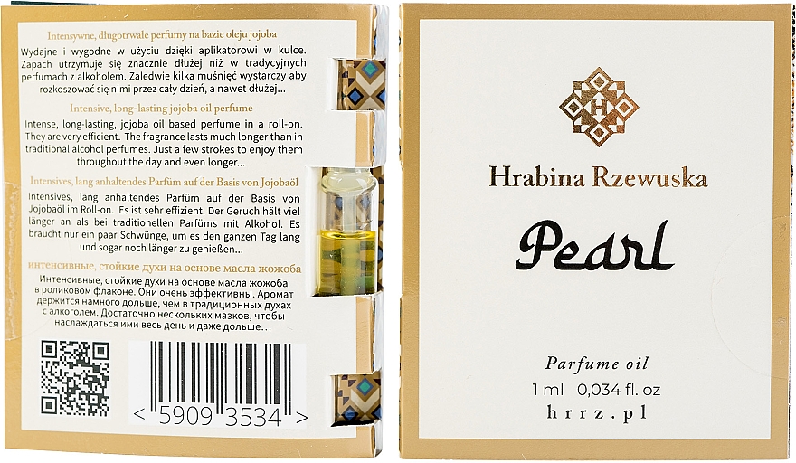 GESCHENK! Hrabina Rzewuska Pearl - Parfum-Öl (Probe) — Bild N2