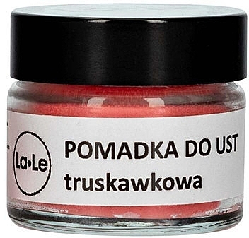 Feuchtigkeitsspendende Lippenpomade Erdbeere - La-Le Lipstick — Bild N1