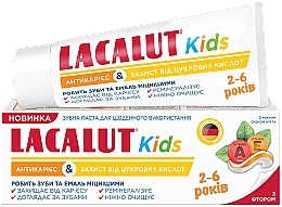 Zahnpasta für Kinder Anti-Karies und Zuckersäureschutz - Lacalut Kids  — Bild N1
