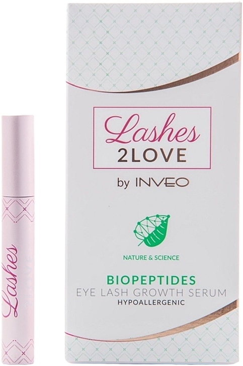 Wimpernserum mit Biopeptiden - Inveo Lashes 2 Love Biopeptides Eye Lash Growth Serum — Bild N2