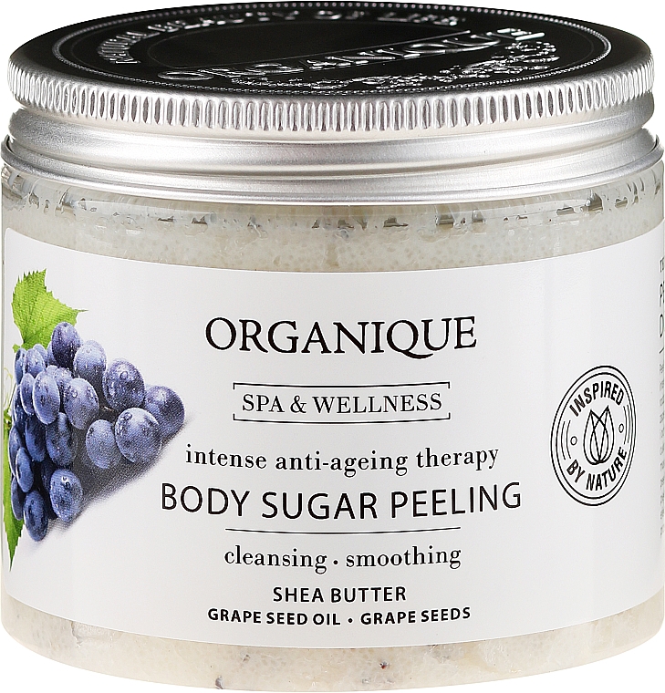 Anti-Aging Zuckerpeeling für den Körper - Organique Spa Therapies Grape Sugar Peeling — Bild N1