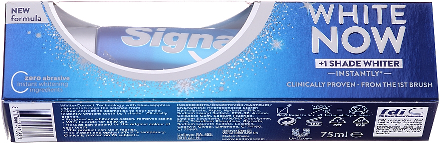 Aufhellende Zahnpasta White Now - Signal White Now Toothpaste