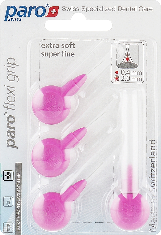 Interdentalbürsten 2 mm - Paro Swiss Flexi-Grip — Bild N1