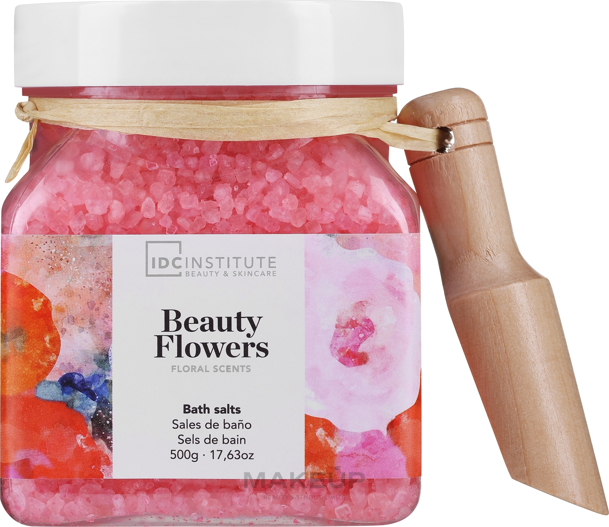 Badesalz - IDC Institute Beauty Flowers Bath Salts  — Bild 500 g