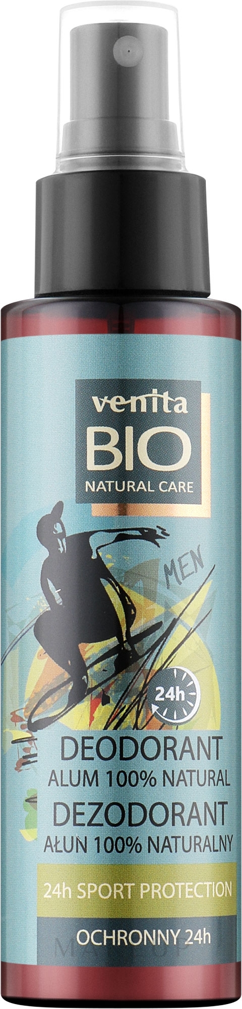 Deospray für Männer - Venita Bio Natural Care Men 24h Sport Protection Deo — Bild 100 ml