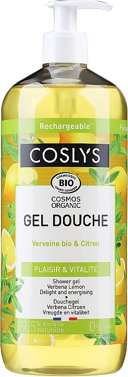 Energetisierendes Duschgel mit Zitrone und Eisenkraut - Coslys Verbena And Lemon Shower Gel — Bild N1
