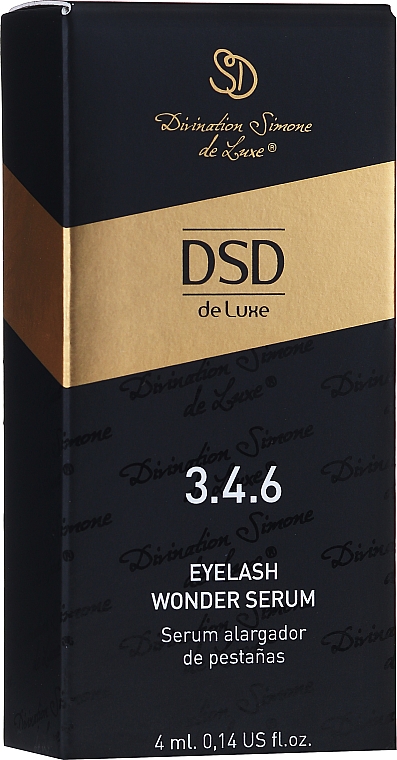 Stärkendes und reparierendes Wimpernserum №3.4.6 - Divination Simone De Luxe DSD Eyelash Wonder Serum — Bild N1