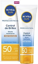 Sonnenschutzcreme für das Gesicht - Nivea Sun Facial Protection Medium Tone SPF 50 — Bild N1