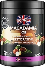 Stärkende Haarmaske mit Macadamia-Öl - Ronney Macadamia Oil Restorative Therapy Mask — Bild N2