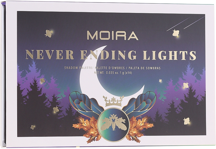 Lidschattenpalette - Moira Never Ending Lights Shadow Palette — Foto N4