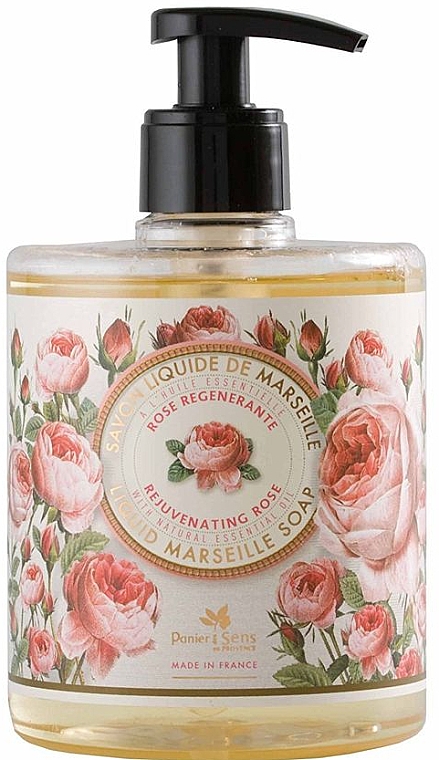 Flüssigseife Rose - Panier des Sens Rose Liquid Marseille Soap — Bild N1