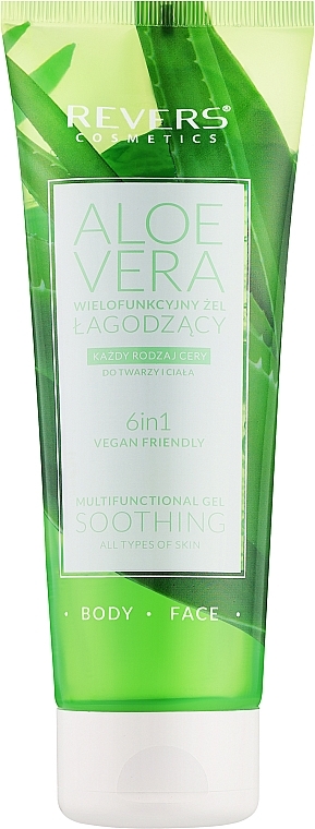 Multifunktionales Gesichts- und Körpergel mit 99% Aloe Vera - Revers INelia 99% Soothing Aloe Vera Gel — Bild N1