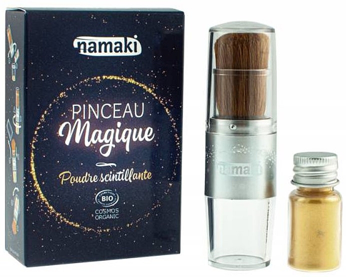 Gesichtspflegeset - Namaki Gold Sparkling (glit/4g + brush) — Bild N1