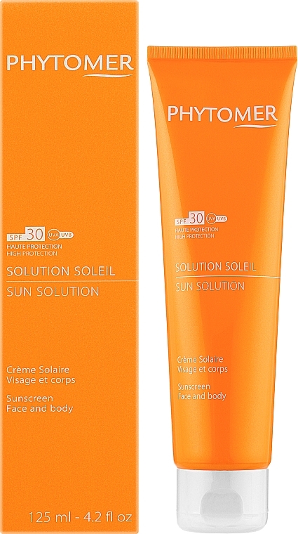 Sonnenschutzcreme für Gesicht und Körper SPF 30 - Phytomer Sun Solution Sunscreen SPF30 Face and Body — Bild N2