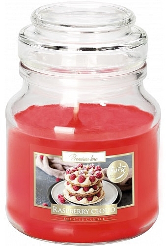 Premium-Duftkerze im Glas purpurrote Wolke - Bispol Premium Line Scented Candle Raspberry Cloud  — Bild N2