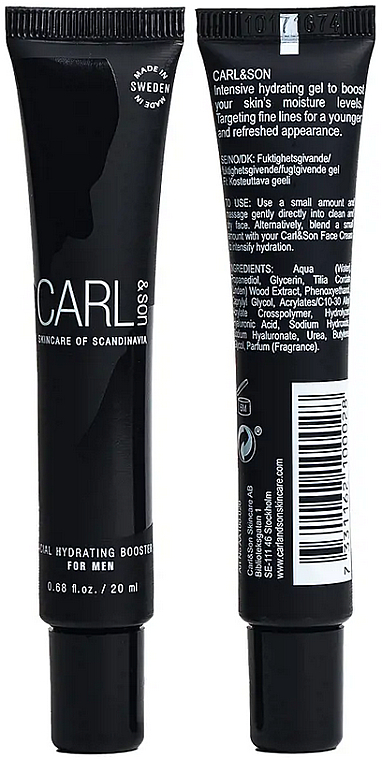 Feuchtigkeitsspendendes Gesichtsgel - Carl & Son Facial Hydrating Booster — Bild N2
