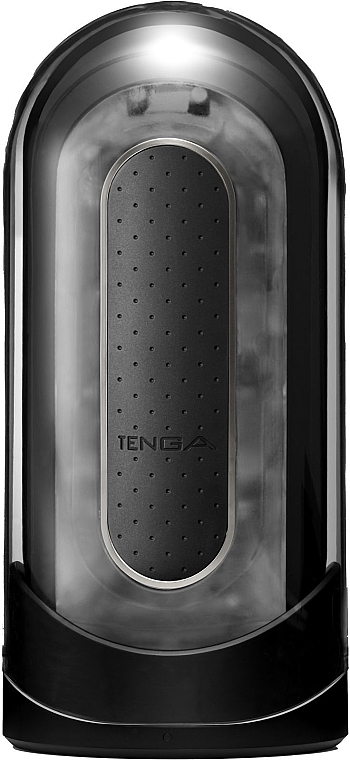 Masturbator mit variabler Intensität 18x7.5 schwarz - Tenga Flip Zero Electronic Vibration Black — Bild N1