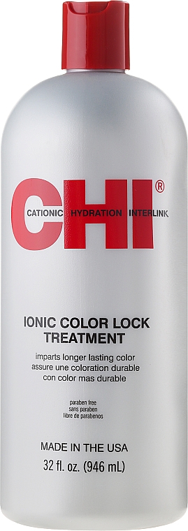 Neutralisierende Haarkur für chemisch behandeltes Haar - CHI Ionic Color Lock Treatment — Bild N3