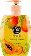 Düfte, Parfümerie und Kosmetik Flüssige Gelseife Papaya und Mango - Schick Nectar