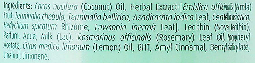Kokosnuss-Haaröl mit Zitrone, Henna und Amla - Dabur Vatika Enriched Coconut Hair Oil — Foto N5