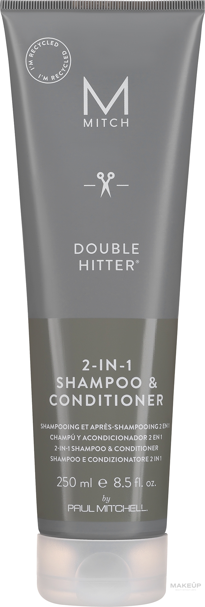 Shampoo & Duschgel 2in1 - Paul Mitchell Mitch Double Hitter 2in1Shampoo & Conditioner  — Bild 250 ml