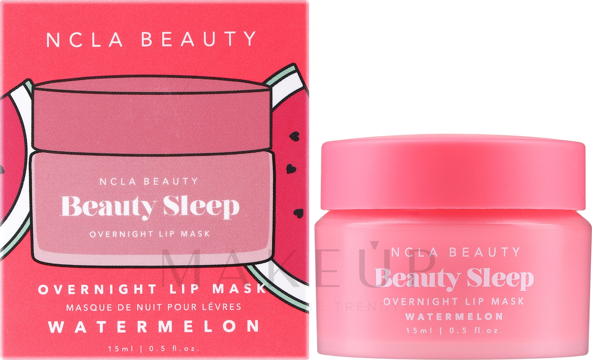 Lippenmaske für die Nacht - NCLA Beauty Beauty Sleep Overnight Lip Mask Watermelon — Bild 15 ml