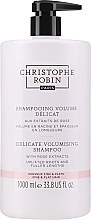 Schützendes Volumen-Shampoo mit Rosenextrakt für dünnes, gefärbtes und empfindliches Haar - Christophe Robin Delicate Volume Shampoo with Rose Extracts — Bild N2