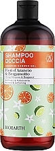 Shampoo-Duschgel Orangenblüte und Bergamotte - Bioearth Family Orange Blossom & Bergamot Shampoo Shower Gel  — Bild N2