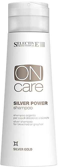 Silbershampoo für graues Haar - Selective Professional Silver Power Shampoo — Bild N1