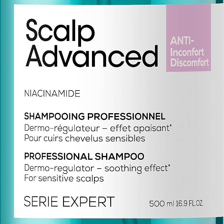 Beruhigendes Shampoo - L'Oreal Professionnel Scalp Advanced Niacinamide Dermo-Regulator Shampoo — Bild N2