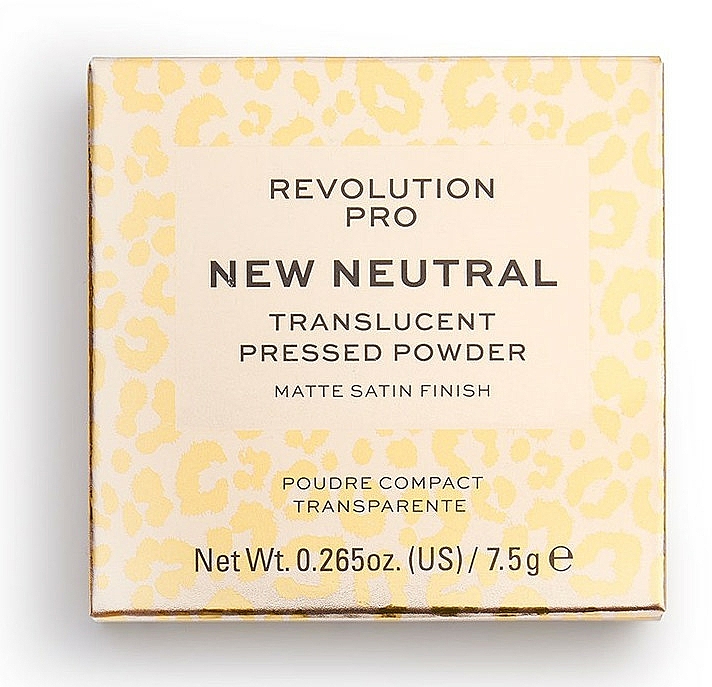 Transparenter Gesichtspuder - Revolution Pro New Neutral Translucent Pressed Powder — Bild N1