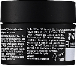 Matte Stylingpaste - Schwarzkopf Professional Session Label The Paste Matte Compound — Bild N2