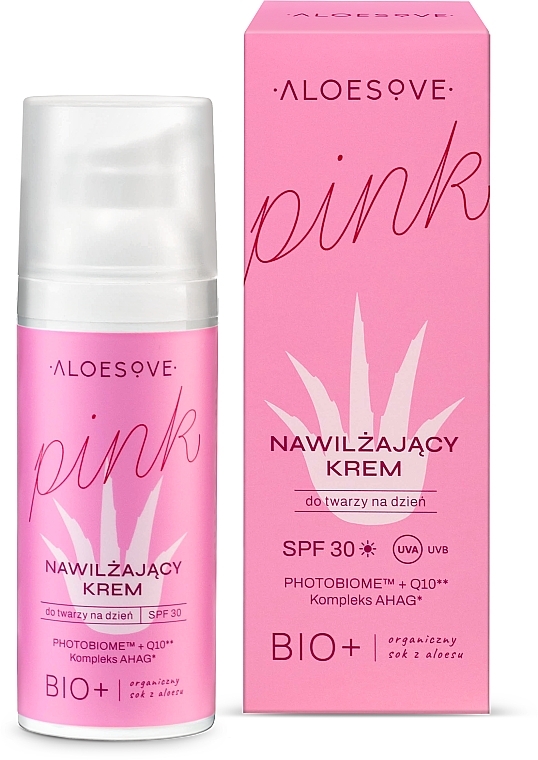 Feuchtigkeitsspendende Gesichtscreme SPF 30 - Aloesove Pink Face Cream SPF30  — Bild N3