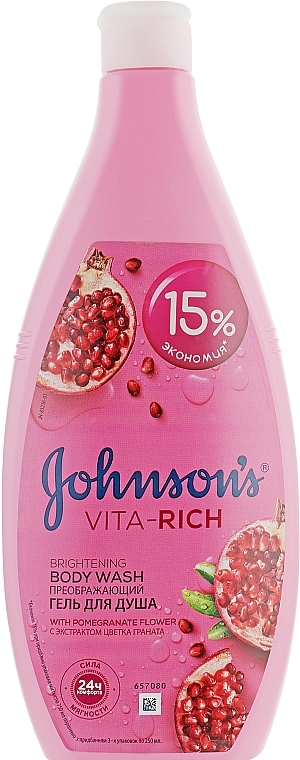 Duschgel mit Granatapfelextrakt - Johnson’s Body Care Vita-Rich Shower Gel — Foto N3