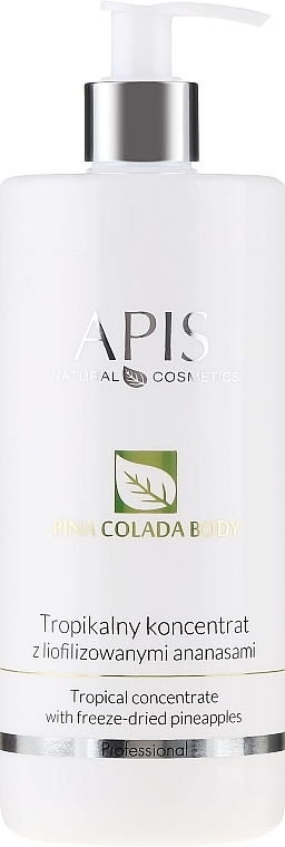 Körperkonzentrat mit gefriergetrockneter Ananas - Apis Professional Pina Colada Body Tropical Concentrate — Bild N3