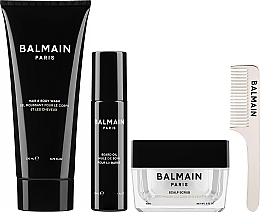 Düfte, Parfümerie und Kosmetik Pflegeset für Männer - Balman Homme body Fying Gift Set (shamp/250ml + cond/250ml + treatment/50ml)