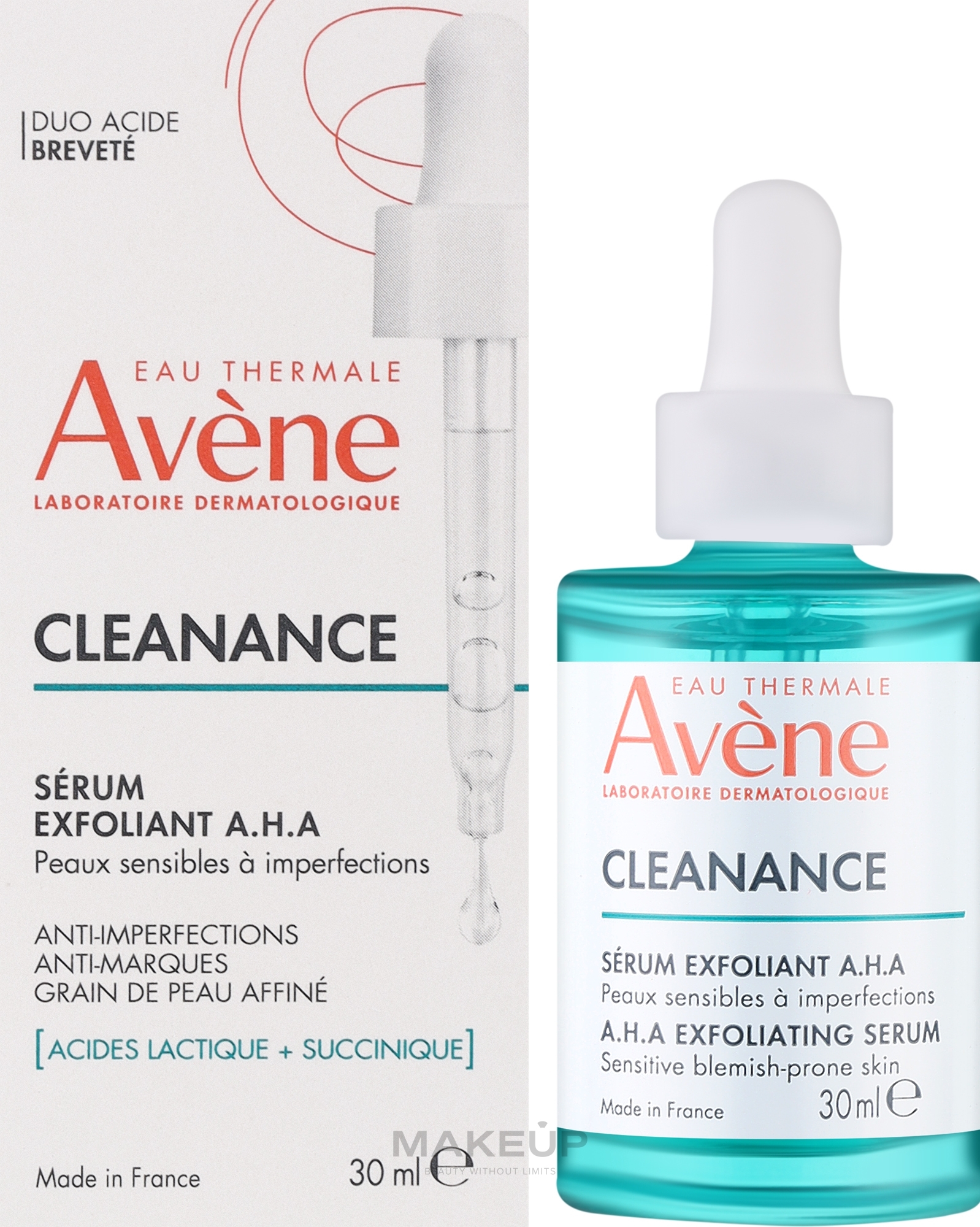 Peeling-Serum für das Gesicht - Avene Cleanance A.H.A Exfoliating Serum  — Bild 30 ml