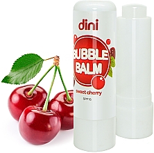 Düfte, Parfümerie und Kosmetik Hygienischer Lippenstift Süße Kirsche - Dini Bubble Balm Sweet Cherry SPF 15