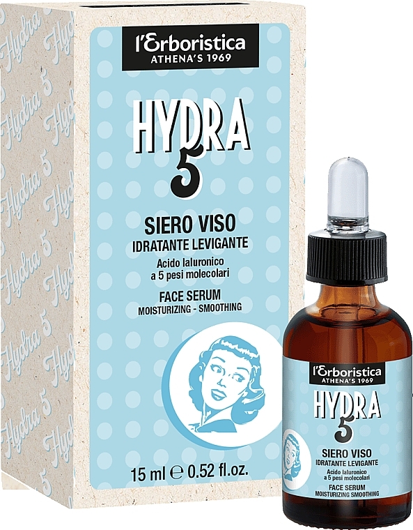 Feuchtigkeitsspendendes Gesichtsserum - Athena's L'Erboristica Vintage Hydra 5 — Bild N1