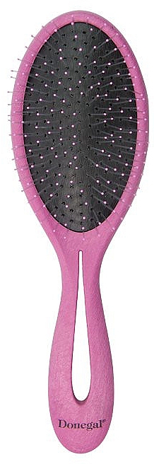 Biologisch abbaubare Haarbürste 1276 rosa - Donegal Eco Brush — Bild N1