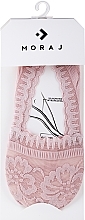 Düfte, Parfümerie und Kosmetik Füßlinge für Damen mit Spitze 1 Paar rosa - Moraj
