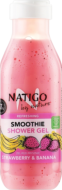 Duschgel Erdbeere und Banane - Natigo Strawberry & Banana — Bild N1