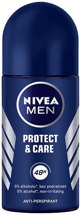 Deo Roll-on Antitranspirant - NIVEA MEN 48h Protect & Care Anti-Perspirant — Bild 50 ml