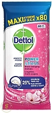 Düfte, Parfümerie und Kosmetik Antibakterielle Mehrzweck-Reinigungstücher 80 St. - Dettol Cherry Blossom Wipes